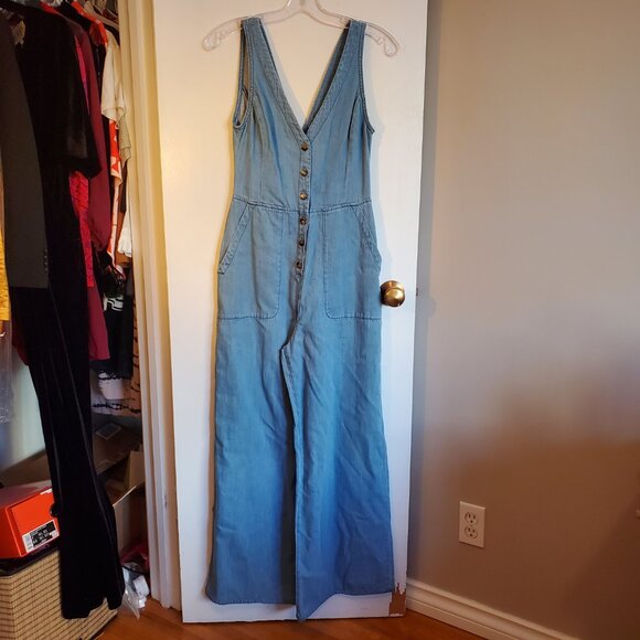 BCBG Max Azria Denim Jumpsuit - Picture 11 of 11